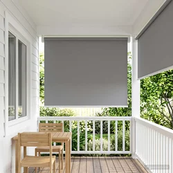 Roleta zaštita od UV zračenja Svjetlosiva 80 x 140 cm Poliester