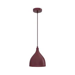 Luster na sajli NOAK CLASSIC 1xE27/15W/230V bordo