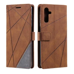 Rjava Flip Line torbica (Samsung Galaxy A34 5G)