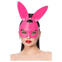 Fever Mock Leather Rabbit Mask Pink