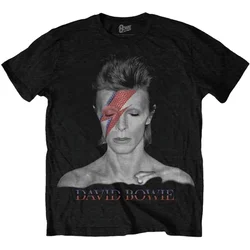 David Bowie Majica Aladdin Sane Unisex Black 2XL