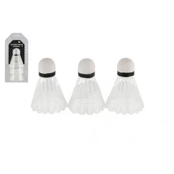 Badminton košarice bele 3 kosi