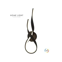 HOME LIGHT Solea 137 LED zidna lampa crna