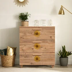 Hanah Home Commode Leva Gravis Seed, 80x95x43 cm, Smeđa
