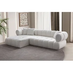 ATELIER DEL SOFA Ugaona garnitura Petra Left White
