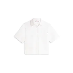 Tommy Hilfiger Srajca WW0WW48899 Bela Relaxed Fit