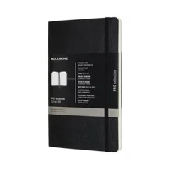 Rokovnik Moleskine Pro black meki povez LG