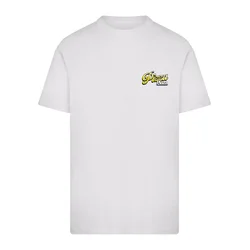 Mister Tee Majica Pizza Plaza Luigi Maggiore oranžna/rdeča/melona/bela