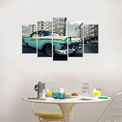 Wallity Set Slika 5PMX-012, 5 Delova