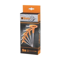 BETA Set inbus odvijača sa T-ručicom 2.5-6mm 5/1