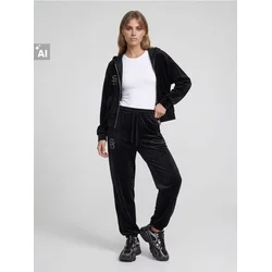 Sinsay - Velur pantalone sa ranflama - crno