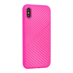 Maska Twill za iPhone X hot, Roze