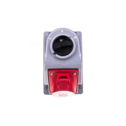 PCE Fiksna vtičnica s stikalom L-0-P 16A 5P 400V IP44 COMBO-POL 960615401W