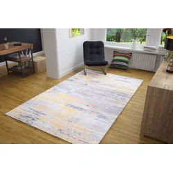 Conceptum Hypnose Tepih Funk -AL 267, 140x190 cm, Sivo-žuti