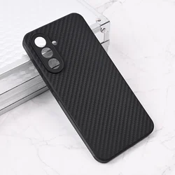 Maska za telefon Carbon fiber za Samsung A366B Galaxy A36 5G, Crna