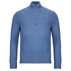 Polo Ralph Lauren PULL DEMI ZIP EN COTON Modra