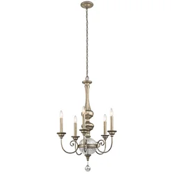 Elstead Lighting Elstead Rosalie Lestenec s 5 lučmi, zlata barva, E14, (22099727)