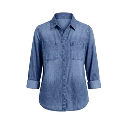 Imily Bela Bluza moder denim