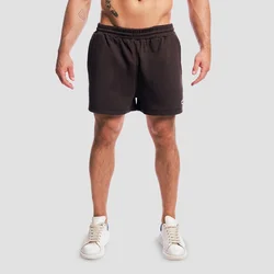 GymBeam Aura Shorts Tee Brown
