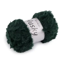 Pletena preja Husky 100 g - (08) temno zelena