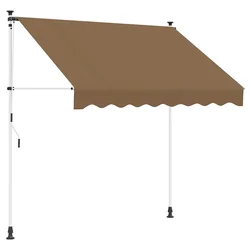Ručno sklopiva tenda Bež 350 cm