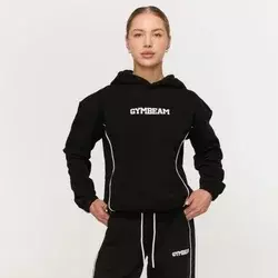 GymBeam Women‘s Varsity Hoodie Black