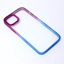 Maska za telefon Colorful Acrylic za iPhone 14 Plus 6.7 ljubičasto-plava