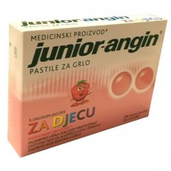 Bayer Neo-angin Junior Antiseptik za decu, Pastile, 24 komada