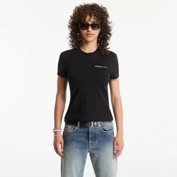 Majice Off-White Logo Quote Fitted Tee Black M