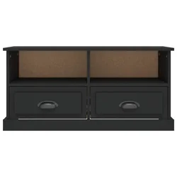 TV ormarić crni 93 x 35,5 x 45 cm od konstruiranog drva