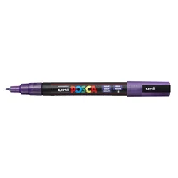 Marker Uni pc-3ml Posca glitter vijolični