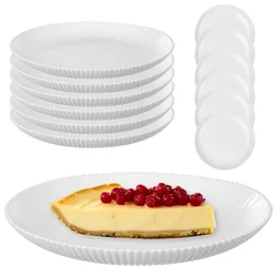 KADAX Kombinacija 6 sladičnih krožnikov 19 cm iz opalnega stekla