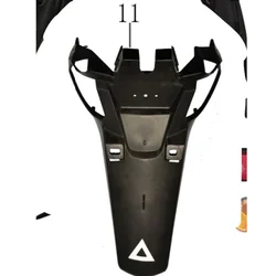 Zadnji blatobran, crna 2023-19-00000 za skuter Motovene Roma S9C