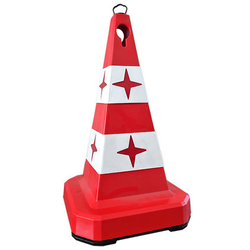 Jednodelni putarski čunj CAT EYE - PVC 60 cm