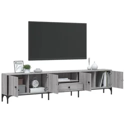 TV ormarić s ladicom boja hrasta 200x25x44 cm konstruirano drvo