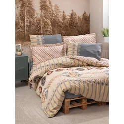 Lessentiel Maison Komplet posteljine Dakota, 160x220cm, Bež