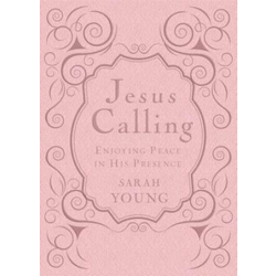 Jesus Calling, Pink Leathersoft, with Scripture References