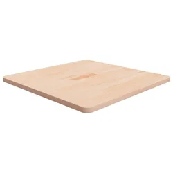 Četvrtasta stolna ploča 70x70x2,5 cm netretirana hrastovina