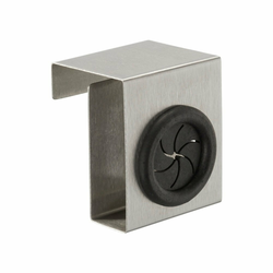WENKO 4368060100 - Kuka PUSH 5x6 cm srebrna/crna