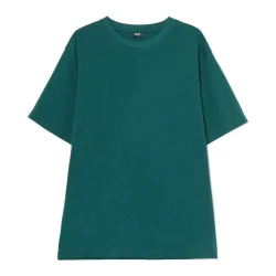 Cropp - Navadna majica basic - temno zelena