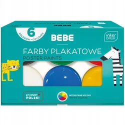 Interdruk Barve za plakate 6 barv BEBE Kids