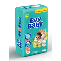 Evy baby pelene jumbo midi 3,5-9kg 56kom