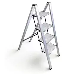 SuperStep Kućne Aluminijumske Merdevine 4 SLIM