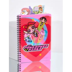 Sinsay - Beležnica sa spiralnim povezom i pregradama The Powerpuff Girls - šareno