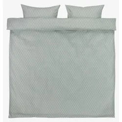 Marcela Set flanelske posteljine 200x220 pepeljasto zelena ( 7395482 )