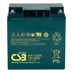 Backup Battery CSB EVX12300 12V, 30Ah, 400A