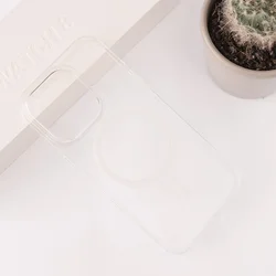 Maska Transparent Magsafe za iPhone 14 Pro, Bela