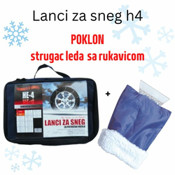 Lanci za sneg Sila He 4 plus poklon Strugač leda