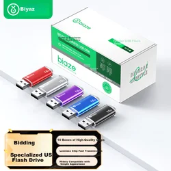 Biaze USB Flash memorija UP015, 16GB, USB 2.0, 10 komada, Višebojna