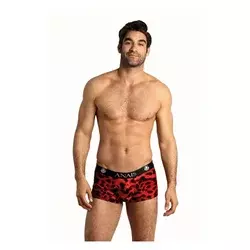 Muški sexy veš Savage Boxer, Crno-crveni